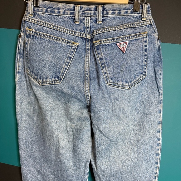 Vintage George Marciano Guess High-Waisted Jeans with Zippered Split Hem - Picture 5 of 12